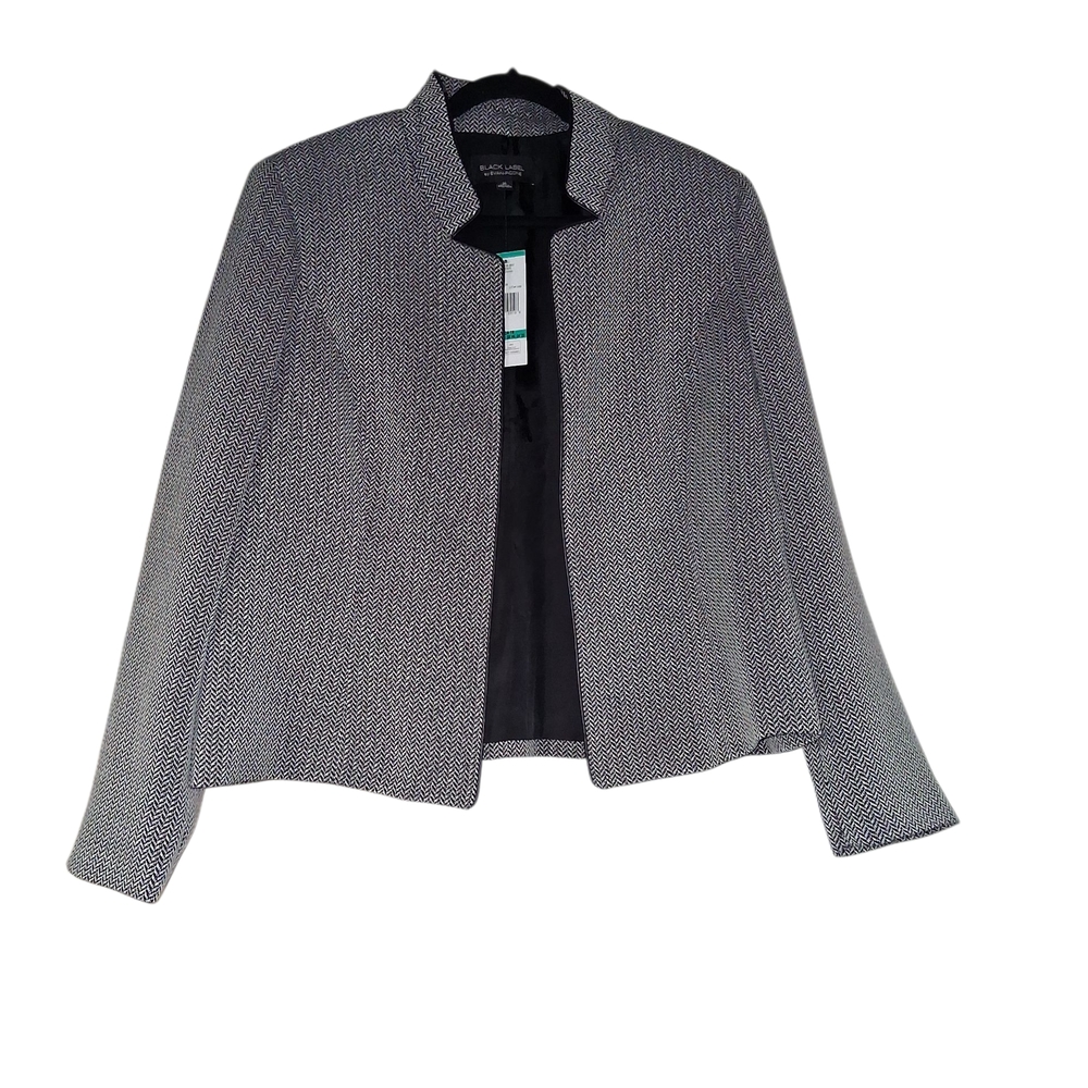 Evan Picone Women's Monochrome Textured Blazer